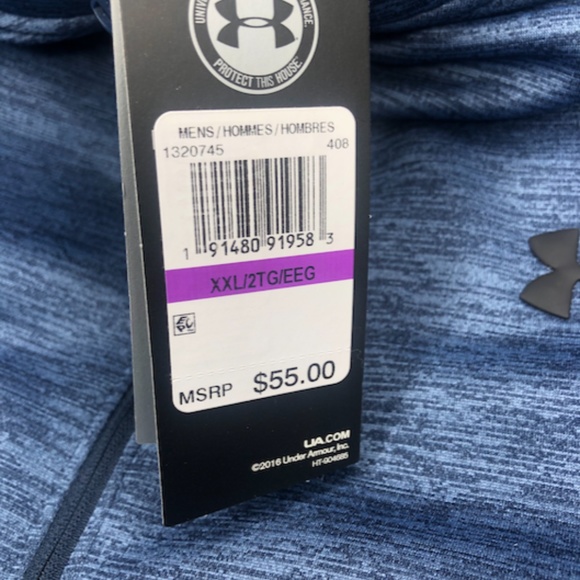 Under Armour Armour Fleece 1/2 Zip Top Active - Picture 3 of 6